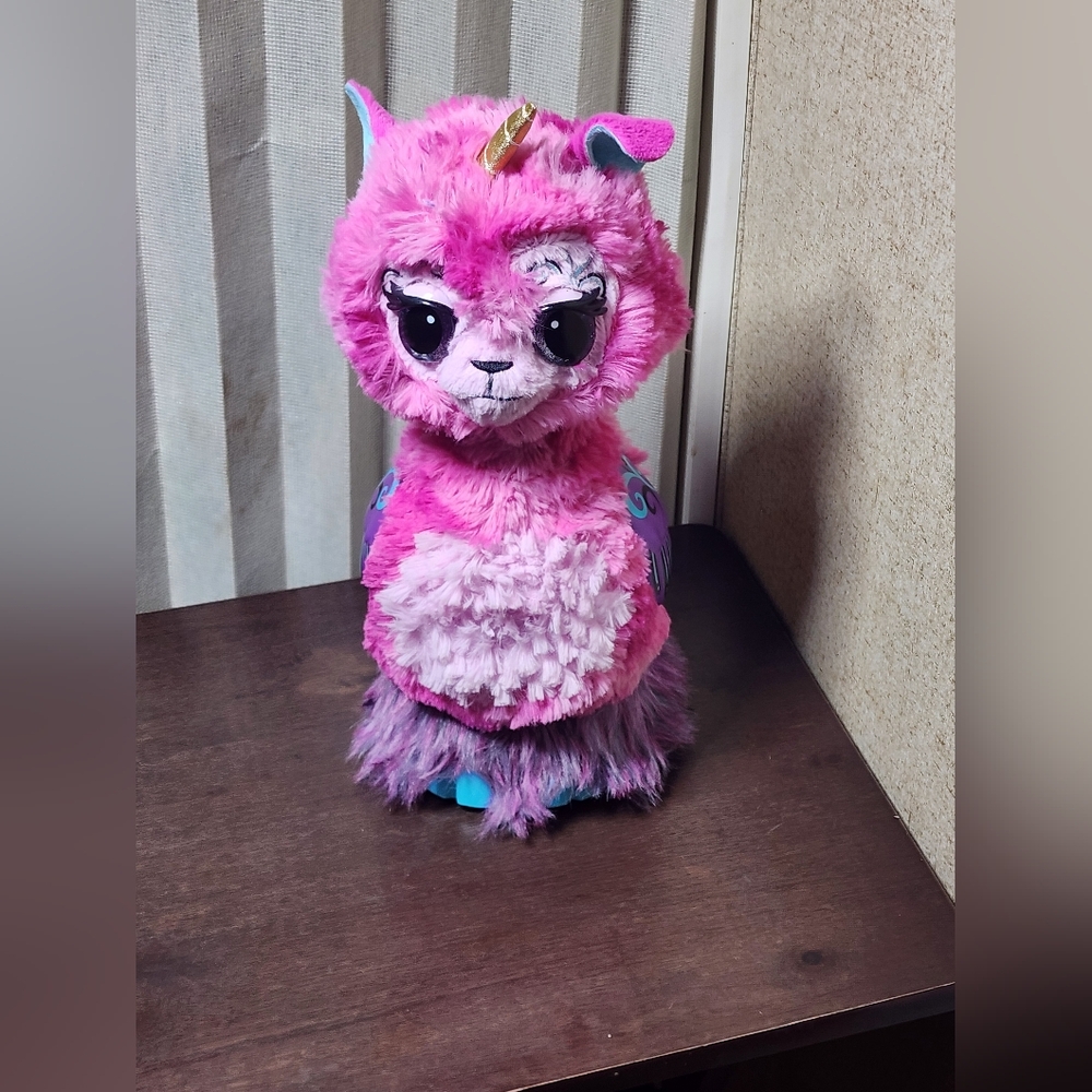 Pink and Purple Plush Unicorn Toy Singing And Dancing